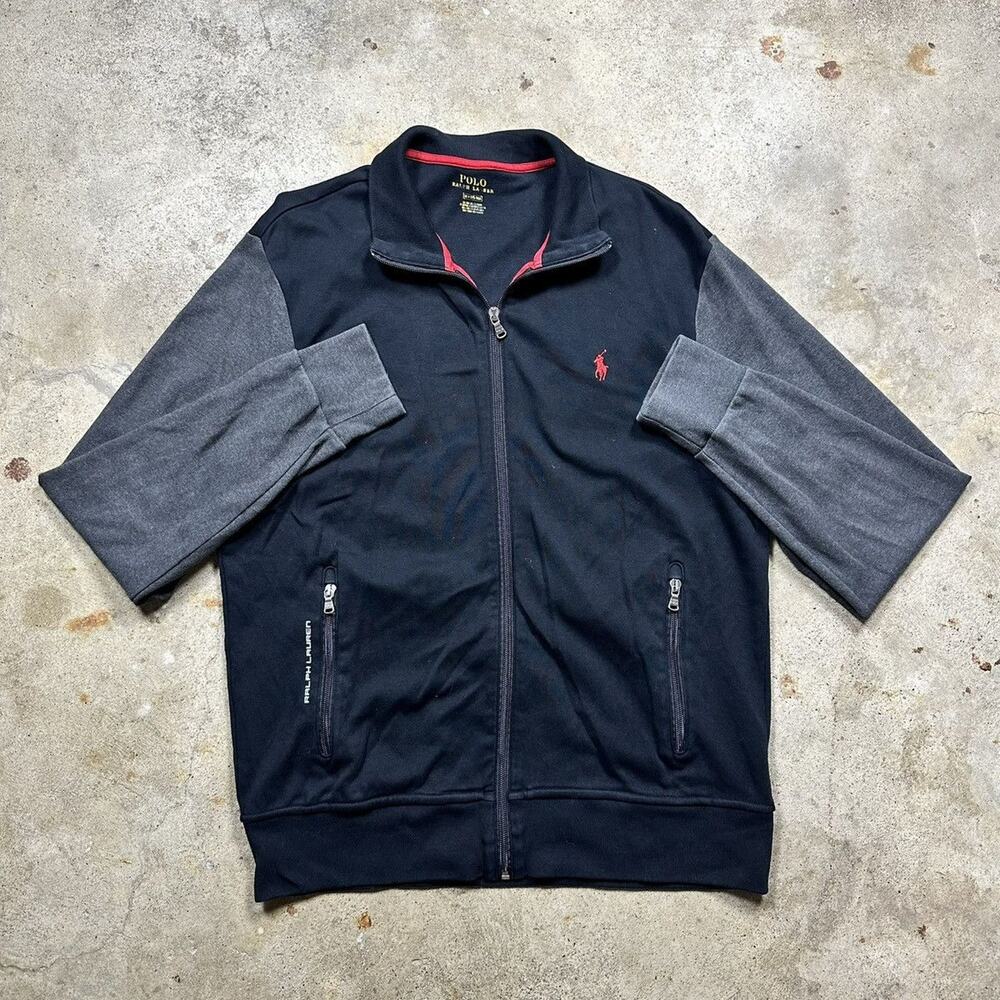 Black Polo Ralph Lauren Full Zip Jacket Size M